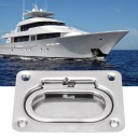 КРІПЛЕННЯ КРИШКИ POKLADU ZE СТАЛІ НЕРЖАВІЙКА 4PCS SQUARE FLUSH RING PULL FOR BOAT SHIP  (18283597749) фото min 6