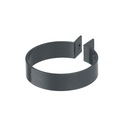 Труба сливная ЗАЖИМ 90мм ПВХ Графит