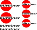 НАКЛЕЙКИ BURSTNER CAMPING STICKER 7 ШТ. 30 СМ