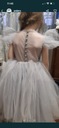 Sukienka dla dziewczynki dziewczęca wizytowa szara srebrna wesele 122 / 128 Marka Inna marka