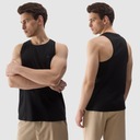 ФУТБОЛКА 4F МУЖСКАЯ ФУТБОЛКА БЕЗРУКАВОВ ВЕРХНЯЯ МАЙКА ХЛОПОК SPORTS SS24