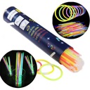 ХИМИЧЕСКИЕ БРАСЛЕТЫ ЛЮМИНЕСЦЕНТНОГО СВЕТА 50 шт. СВЕТЯЩИЕСЯ ЛЕНТЫ