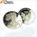 Americká jednodolárová minca s hmotnosťou 1 uncí striebra 20 Hmotnosť (s balením) 0.1 kg