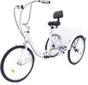 24 Тип трехколесного велосипеда белый без лампы