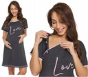 НОЧНАЯ РУБАШКА ДЛЯ КОРМЛЕНИЯ ДО РОЖДЕНИЯ, ХЛОПОК LOVE XL