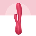 Satisfyer Mono Flex Red Berry, G-spot vibrátor s dráždítkem na klitoris Maximálny priemer 3.6 cm