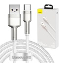 Кабель Baseus Cafule USB — USB-C, 66 Вт, 2 м (белый)