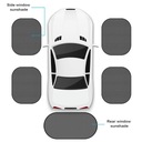 Foldable Car Window Mesh Sunshade Cover Portable A Stan opakowania oryginalne