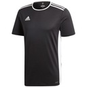 Detské tričko adidas Entrada 18 Jersey JUNIOR čierne CF1041 116cm