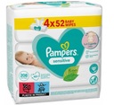 PAMPERS SENSITIVE WIPES ВЛАЖНЫЕ САЛФЕТКИ 4х52=208ШТ.