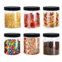 Банка пластиковый контейнер для макарон 500 мл x6 контейнеры Z55 пластиковые банки