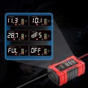 ЗАРЯДНИЙ ПРИСТРІЙ AKUMULATOROW 12V 10A 24V 5A ХВІРТКА PULSACYJNA ЗАХИСТ LCD PELNA  (18482348623) фото min 12