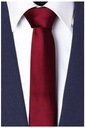 Гладкий мужской галстук к костюму ELEGANT BURROW Slim Follow Slim gs13