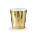 KUBECZKI ELEGANCKIE PAPIEROWE ZŁOTE 6szt