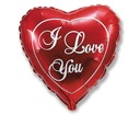 Balon foliowy 18 FX - I Love You - red