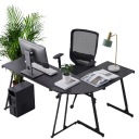 Угловой письменный стол, компьютер, ноутбук, угол Л, металл