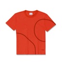 Женская футболка с принтом MINI OE Outline, красная, S