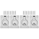 Напольные крючки-пряжки для лодочных уток, 4 шт.