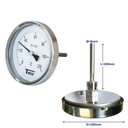 Биметаллический циферблат ТЕРМОМЕТР 0–120°C 1686002