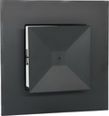 Приточно-вытяжной диффузор TQD ARKON BLACK SQUARE 150мм