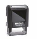 TRODAT PRINTY STAMP 4910 ЧЕРНЫЙ + ДИЗАЙН ЛАСТИКА