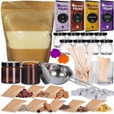 НАБОР ДЛЯ ИЗГОТОВЛЕНИЯ СВЕЧ ИЗГОТОВЛЕНИЕ СОЕВЫХ СВЕЧ СВОИМИ РОЖДЕСТВЕНСКИЙ ПОДАРОК