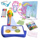 Комплект: ПРОЕКТОР ДЛЯ ОБУЧЕНИЯ РИСОВАНИЮ + ВОЛШЕБНАЯ 3D СВЕТОДИОДНАЯ ДОСКА