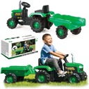 Detský traktor Dolu čierny, zelený Hmotnosť (s balením) 8.7 kg