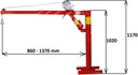 КРАН HDS 450 КГ С ЛЕБЕДКОЙ АВТОПОДЪЕМНИК