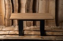 Дубовая кухонная столешница, стол из массива дерева, скамейка, 240 x 100 x 4 см, дуб