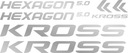 ЗАМЕННЫЕ НАКЛЕЙКИ KROSS BIKE hexagon 5.0 REFLECTIVE