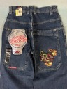 American Jnco Pattern Vyšívané džínsy Muži Ženy Pohlavie Výrobok pre mužov