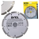 АЛМАЗНЫЙ ДИСК 125 x 22,2 СЕГМЕНТНЫЙ ЯЩИК ДЛЯ КРЕПЛЕНИЯ