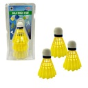 Волани BADMINTON, набір 3 волани YELLOW