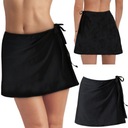 ЮБКА КУПАЛЬНИК С ВЫСОКОЙ ПОСАДКОЙ ЖЕНСКАЯ ЧЕРНАЯ L