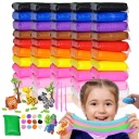 ВОЛШЕБНЫЙ Пластилин ПЕНА ГЛИНА СЕНСОПЛАСТИКА 60 ШТ.