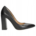 Женские туфли-лодочки на высоком каблуке Wojas, черные, размер 38