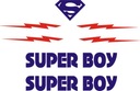 Наклейки SUPER BOY для мальчика на велосипеде 159-4