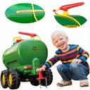 ПРИЦЕП-ЦИСТЕРНА JOHN DEERE ДВУХОСНЫЙ ДЛЯ ТРАКТОРА ROLLY TOYS НАСОС 30Л