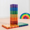 Rainbow Square Pack 42 Магнитные блоки Connetix