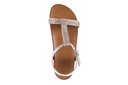 Dámske kožené sandále Kamienky strieborné Bayla 36 Pohlavie Výrobok pre ženy