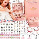 НАБОР ДЛЯ ИЗГОТОВЛЕНИЯ БРАСЛЕТОВ ОЖЕРЕЛЬЕ ДЕТСКОЕ ПОДАРОЧНЫЕ БУСЫ