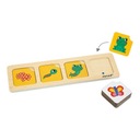 Развивающие игрушки для детей - Карточки с последовательностями сада, деревянные 3+, Janod