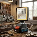 PHARE TRAVAILLÉ LED 18V VERS ERBAUER EXT 126W 6000LM AKUMULATOROWA PHARES ANTIBROUILLARDphoto 8