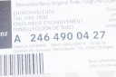 MB CLASSE B W246 EMBOUT TUYAUX ÉCHAPPEMENT DROITE A2464900427 NEUF ORIGINALEphoto 6