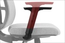 Kancelárske kreslo HAGER sivé s nastaviteľnou bedrovou časťou Šírka sedadla 49 cm