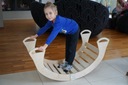 Hojdačka Montessori Drevená veľká XL pre deti pevná lakovaná skladacia EAN (GTIN) 5903317655152