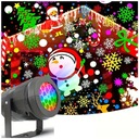 PROJEKTOR ŚWIĄTECZNY LED ŚNIEG LASEROWY RZUTNIK REFLEKTOR MIKOŁAJ RENIFER