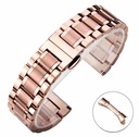 Браслет для часов из стали розового золота, 22 мм