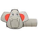 vidaXL Stan v tvare slona, s 250 loptičkami, sivý, 174x86x101 cm Značka VidaXL